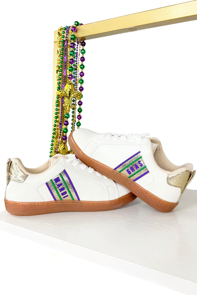 Mardi Gras sneakers