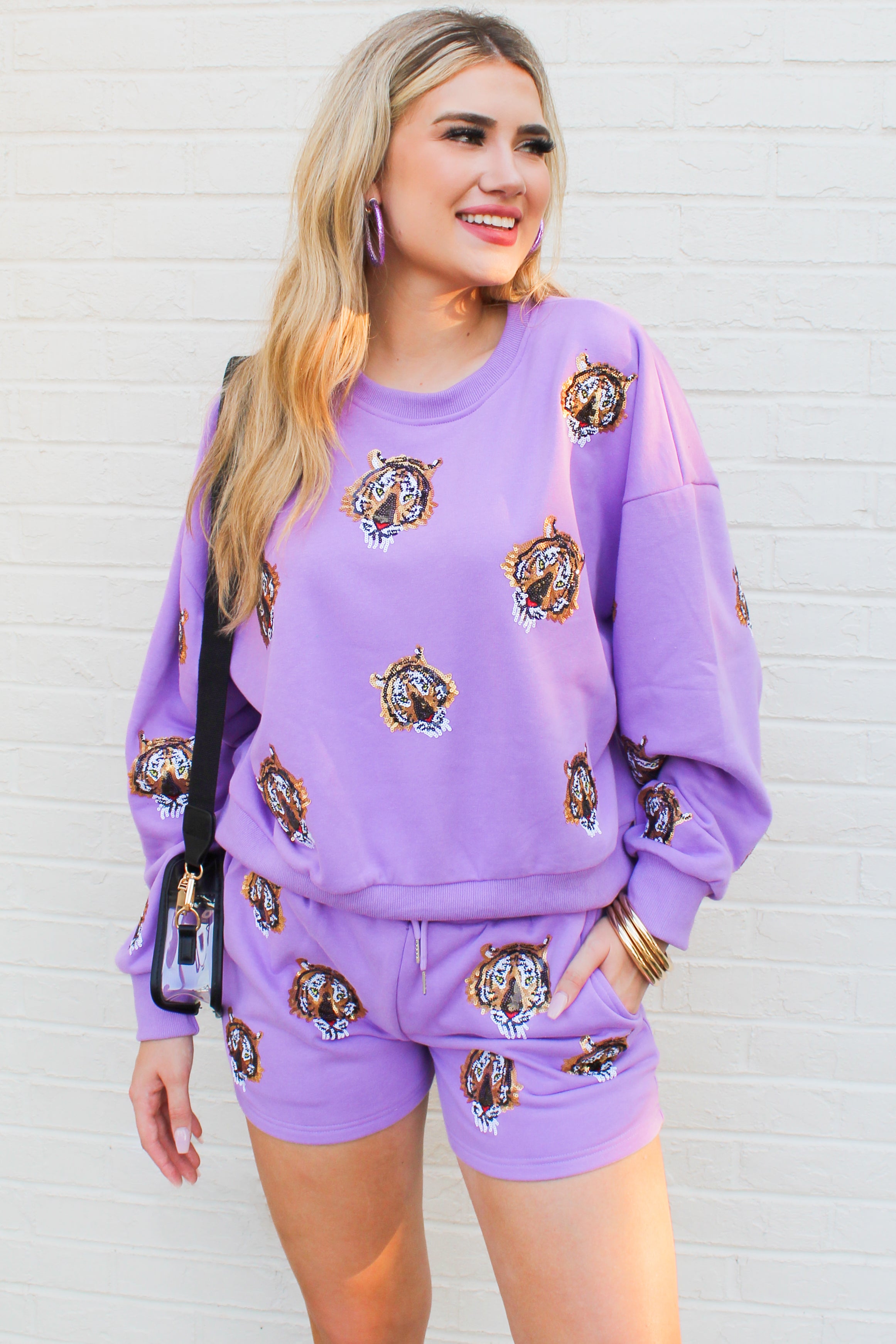 Ladies Geaux Tigers Sweater by Sparkle City