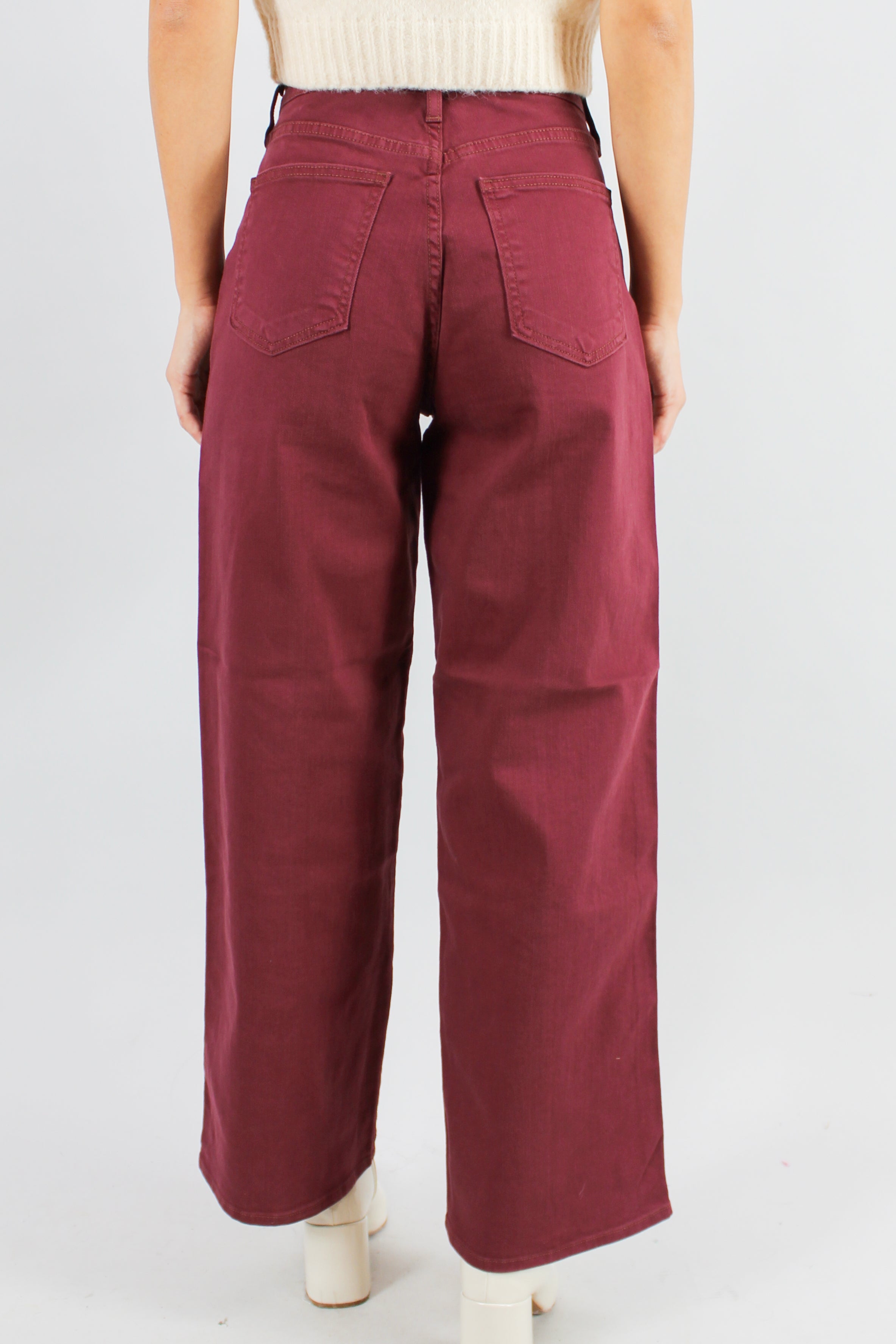 Love the idea of cranberry colored pants