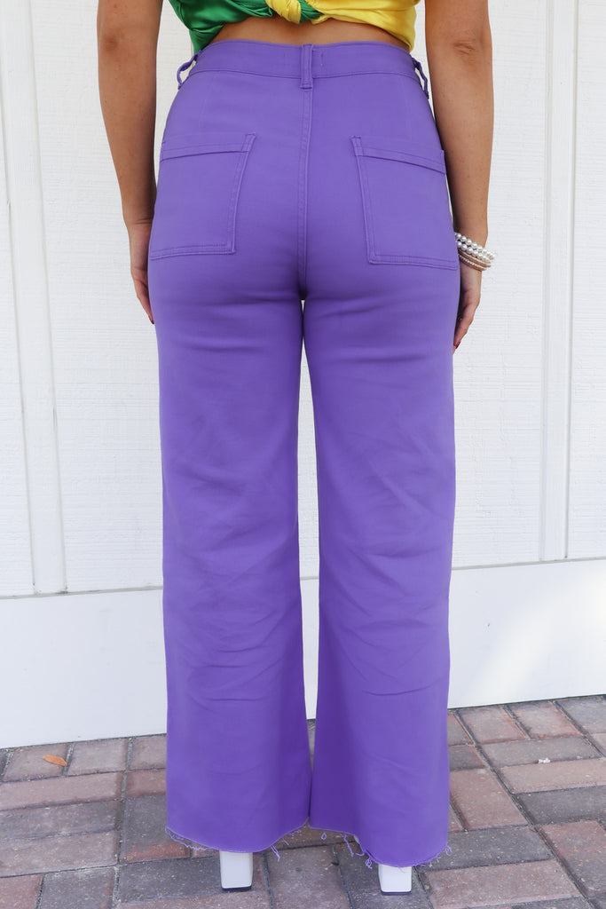 periwinkle wide leg jeans