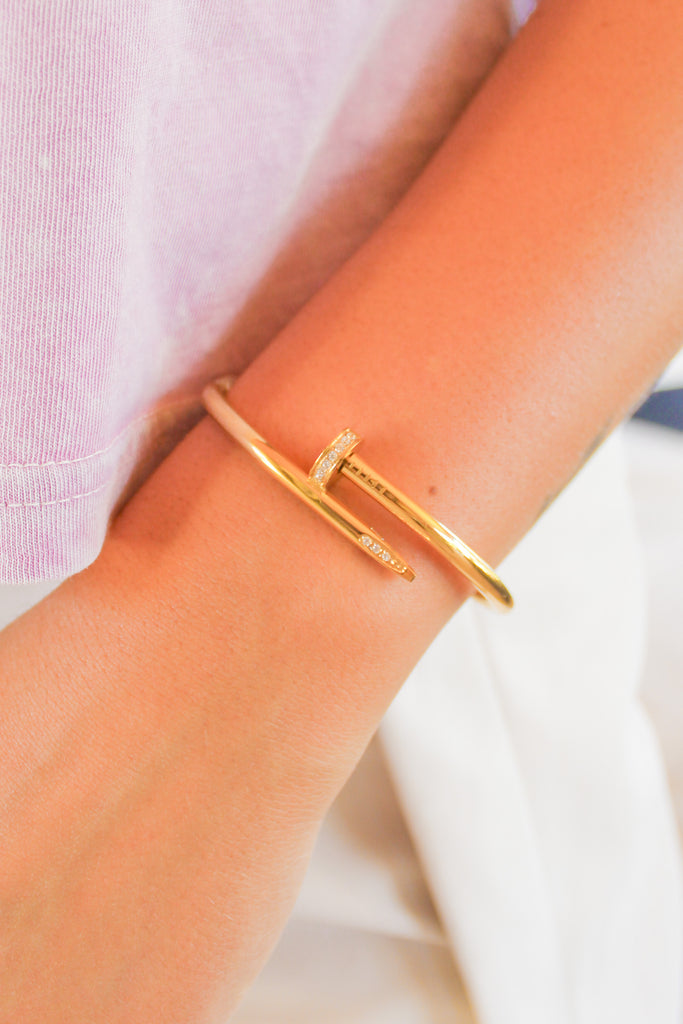 nail bangle bracelet