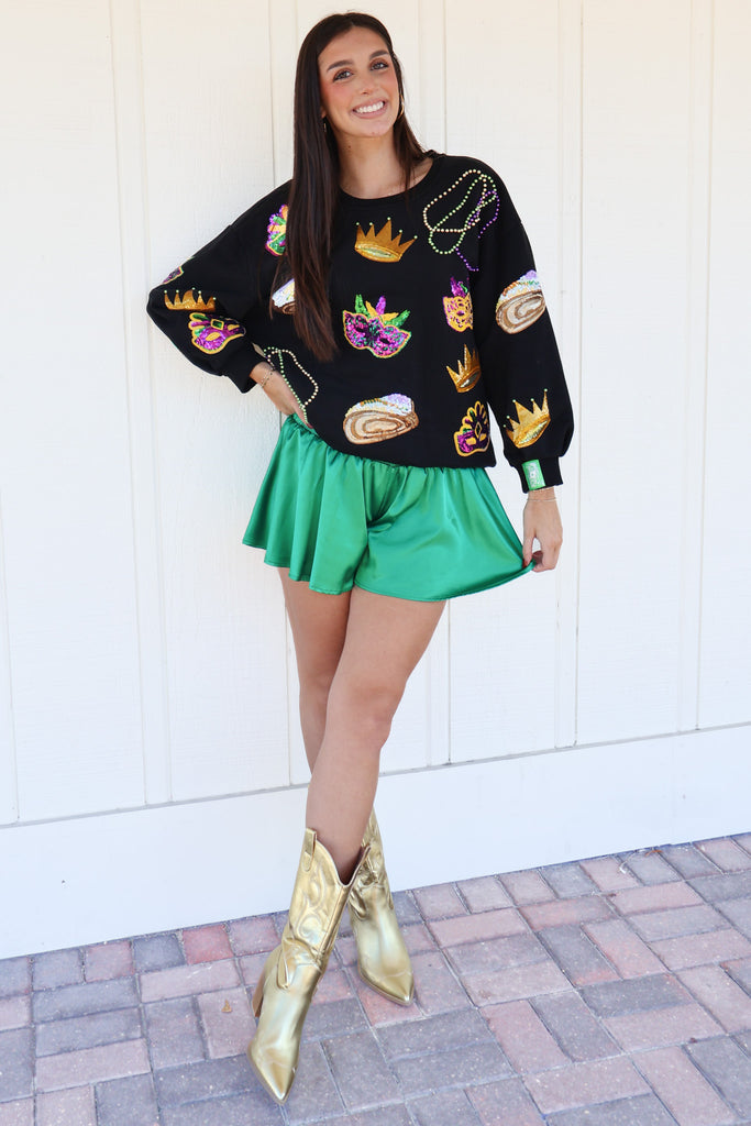 sequin sweatshirt