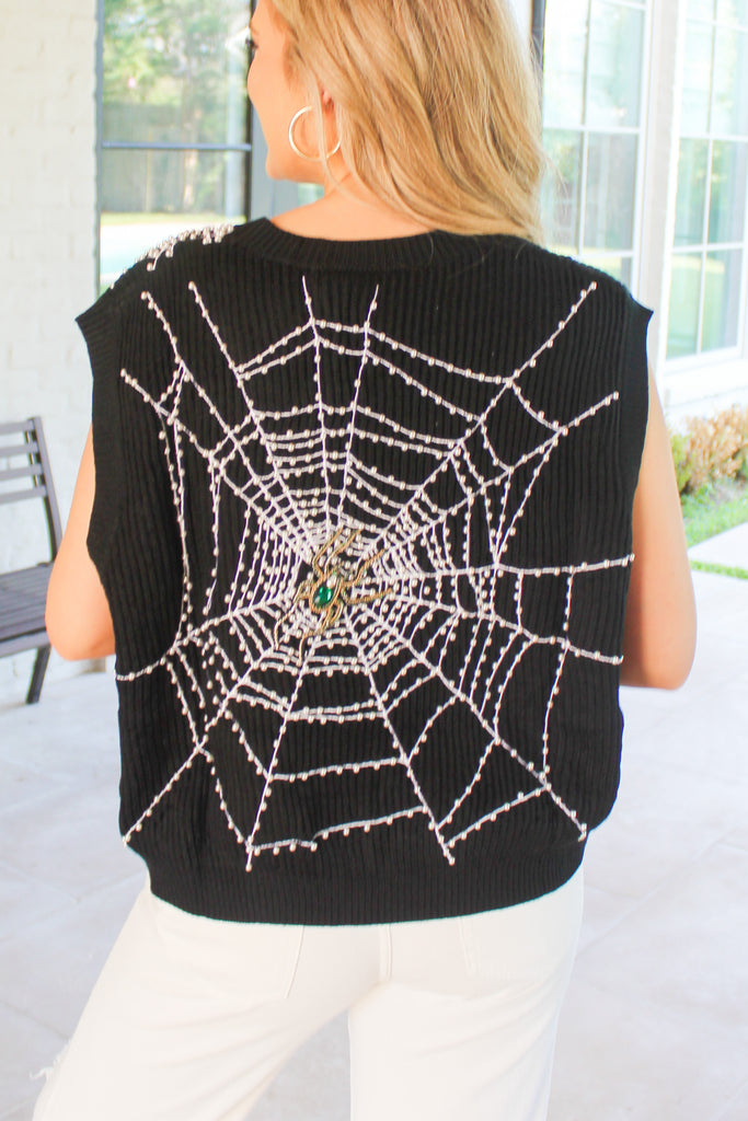 queen witch sweater tank by queen of sparkles