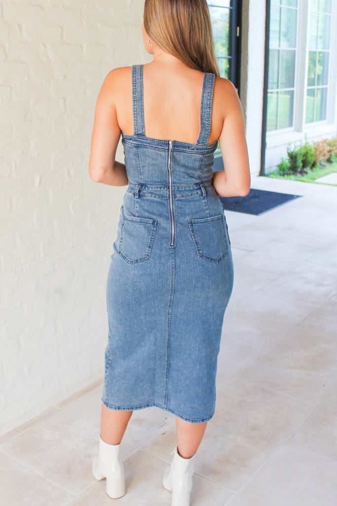 denim dress